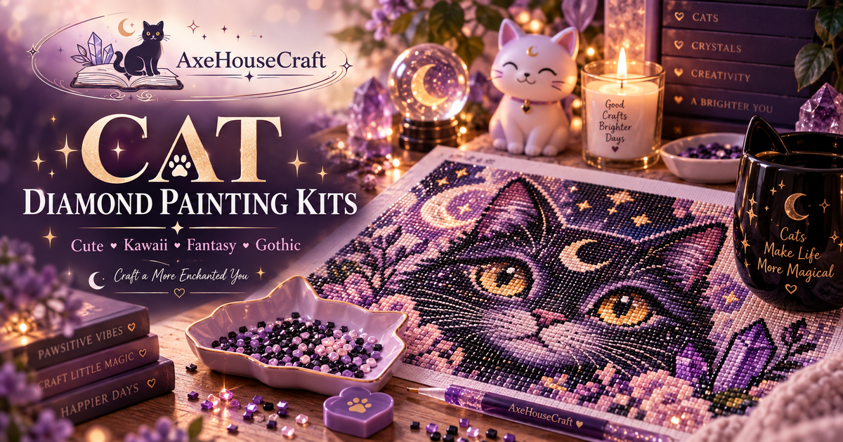 Cat Diamond Painting Kits for Adults: How to Choose the Perfect Design