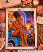 Neon Summer Muse