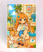 Sunny Room With Bunnies