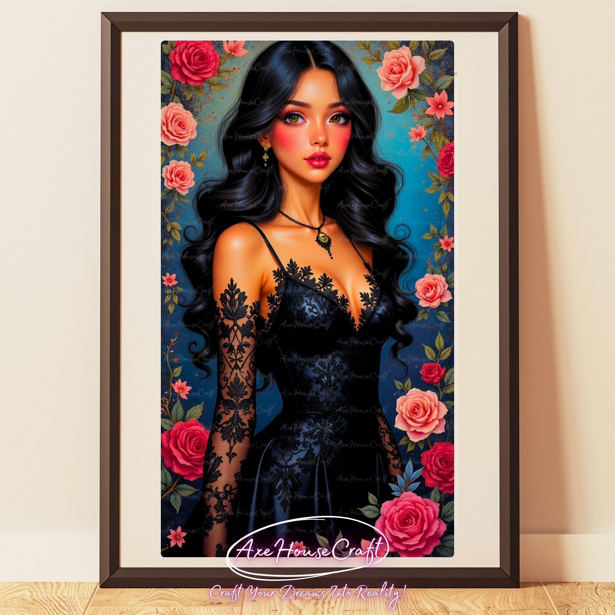Midnight Rose Elegance