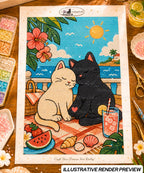 Sunset Cats Picnic