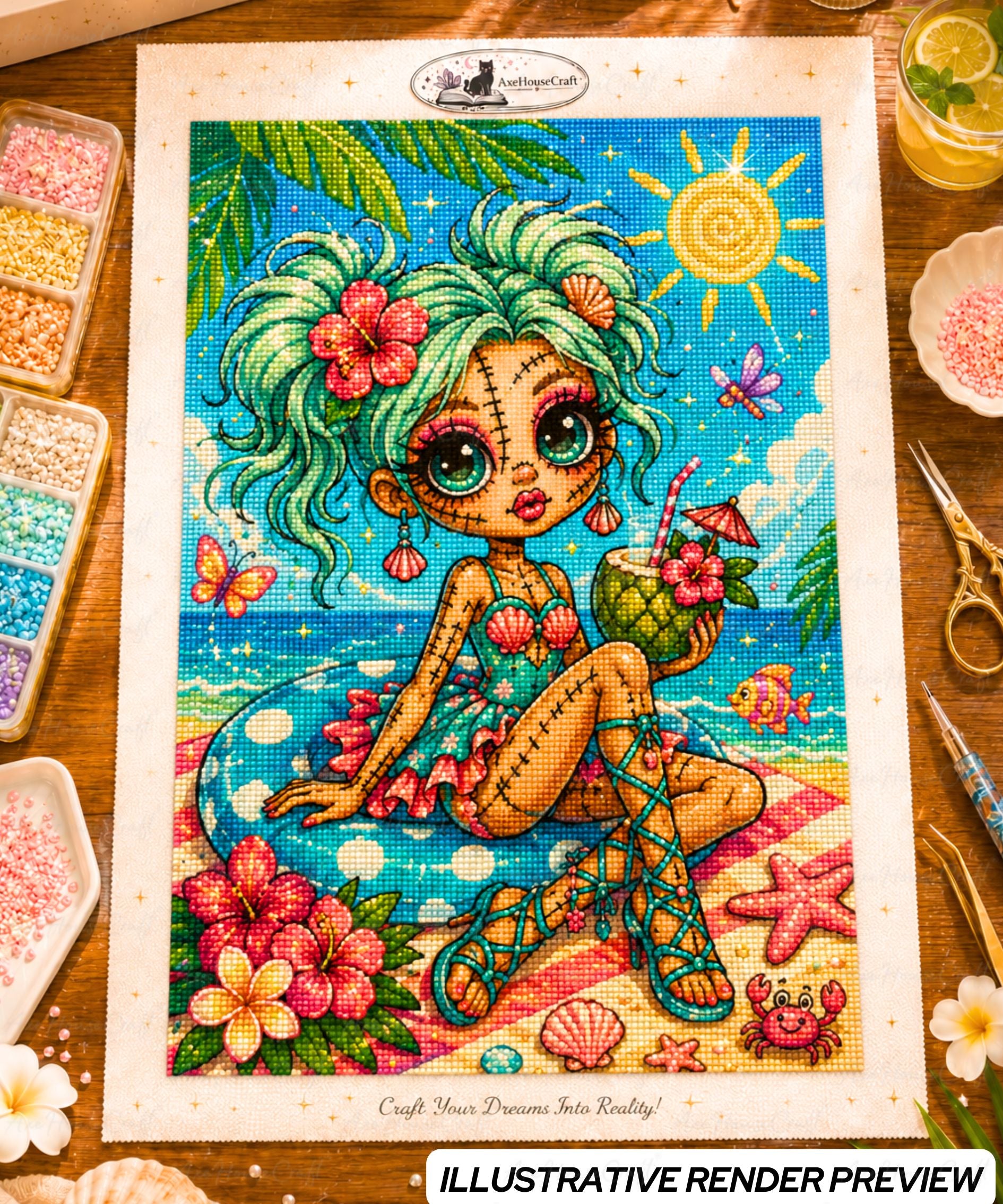 Tropical Skull Fairy
