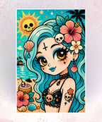 Tropical Skull Beauty