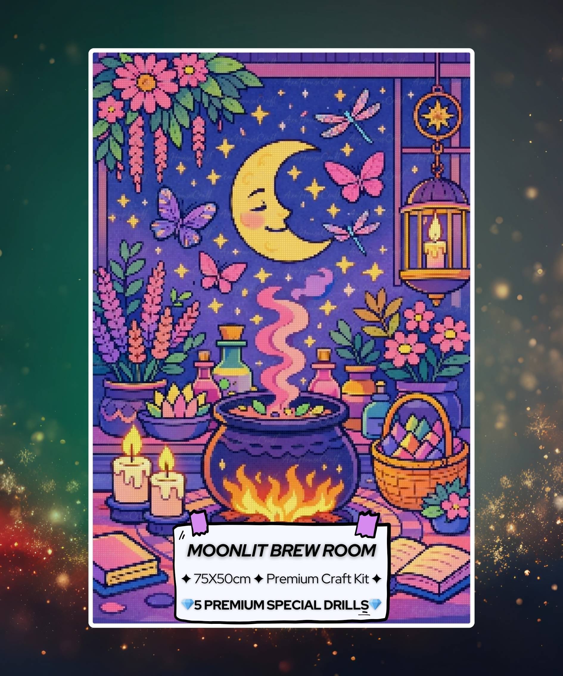 Moonlit Brew Room