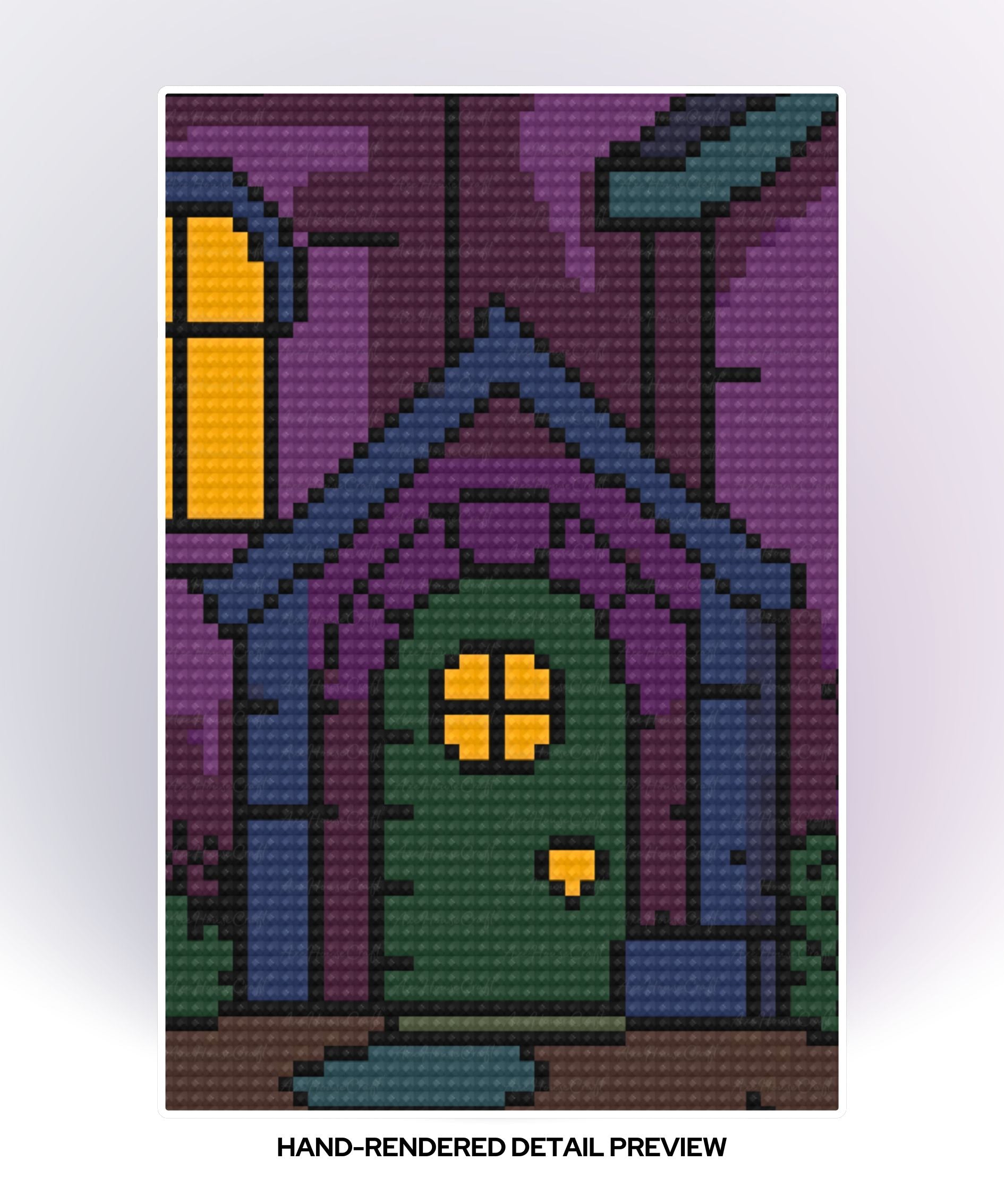 Haunted Twilight Manor | Hand Rendered