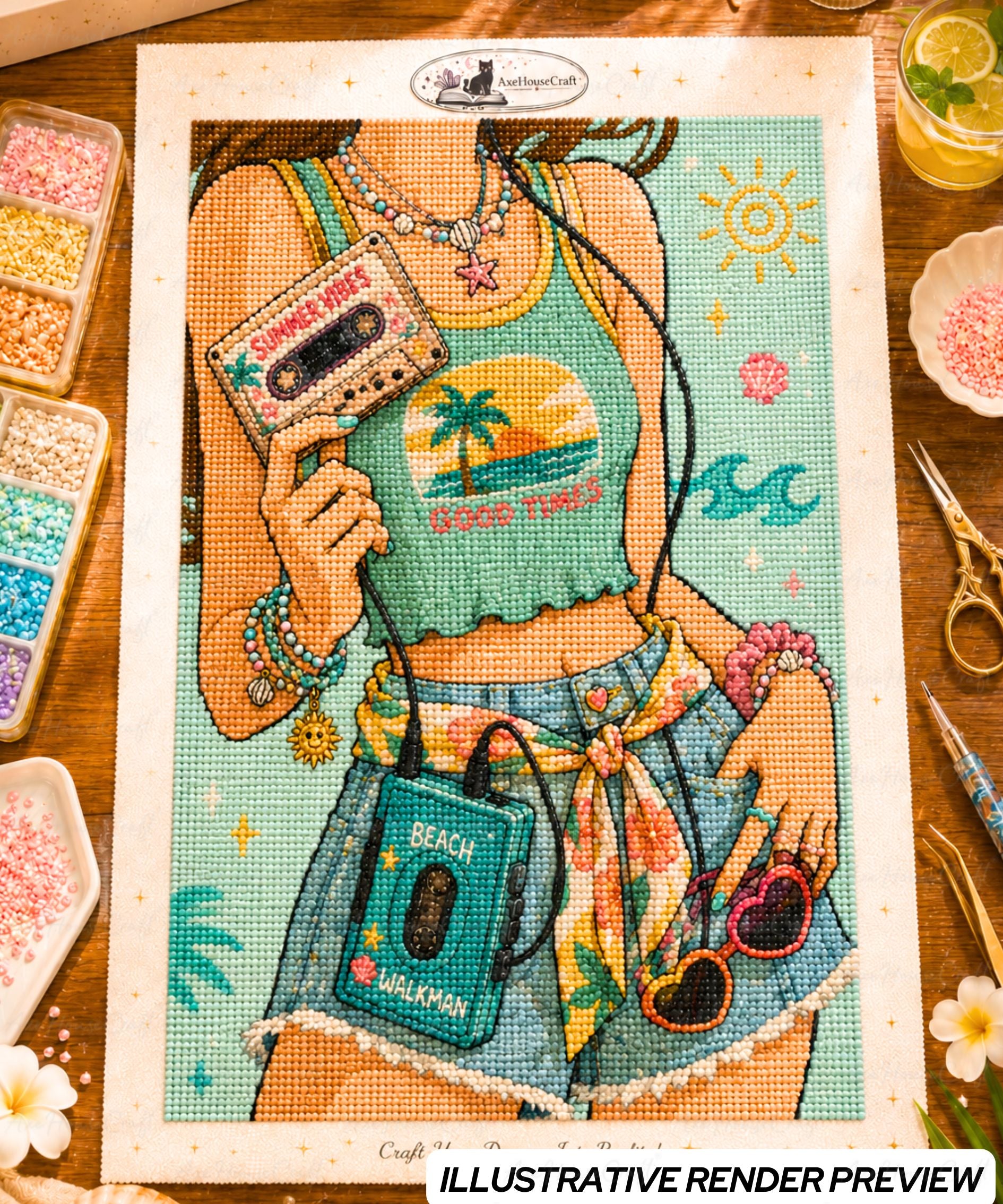 Retro Summer Walkman