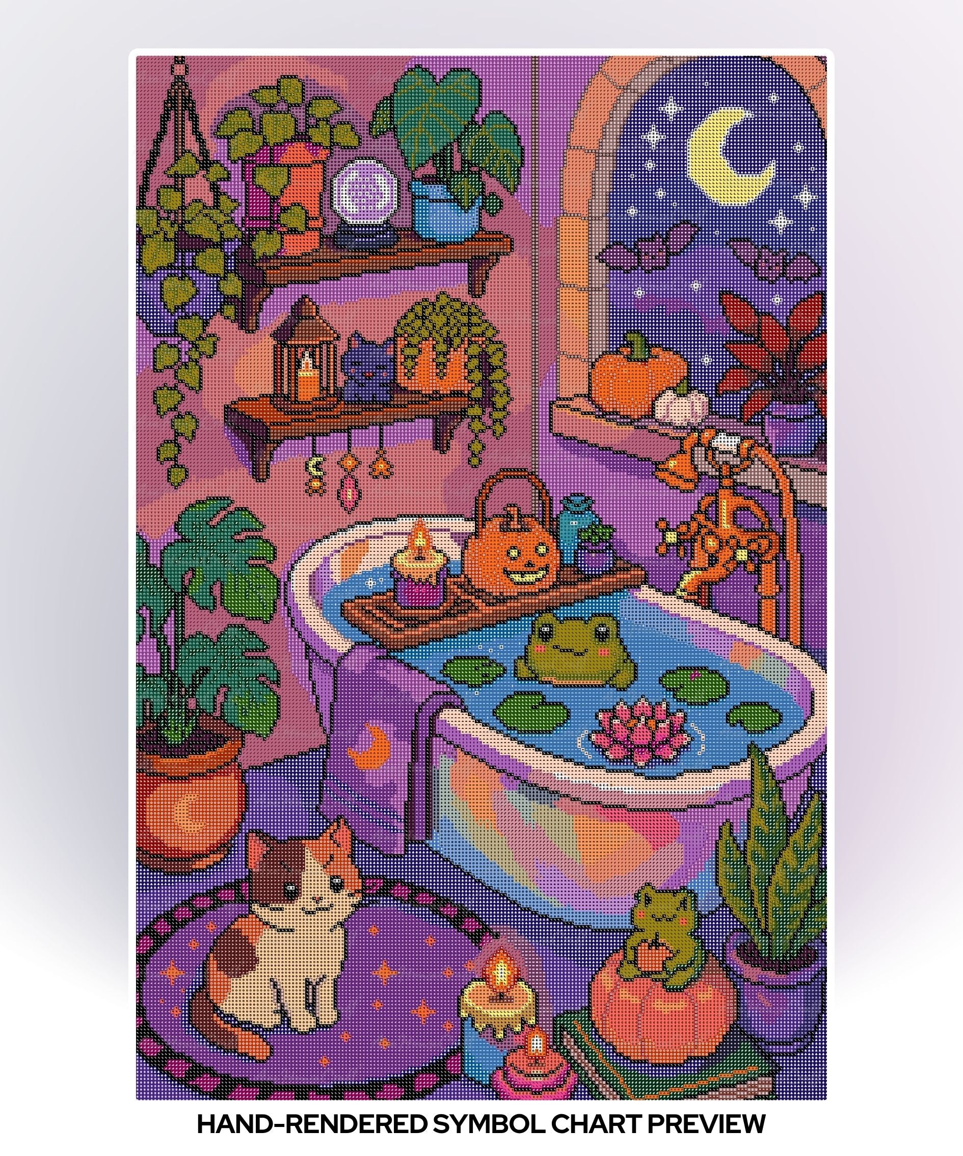 Enchanted Autumn Soak | Hand Rendered