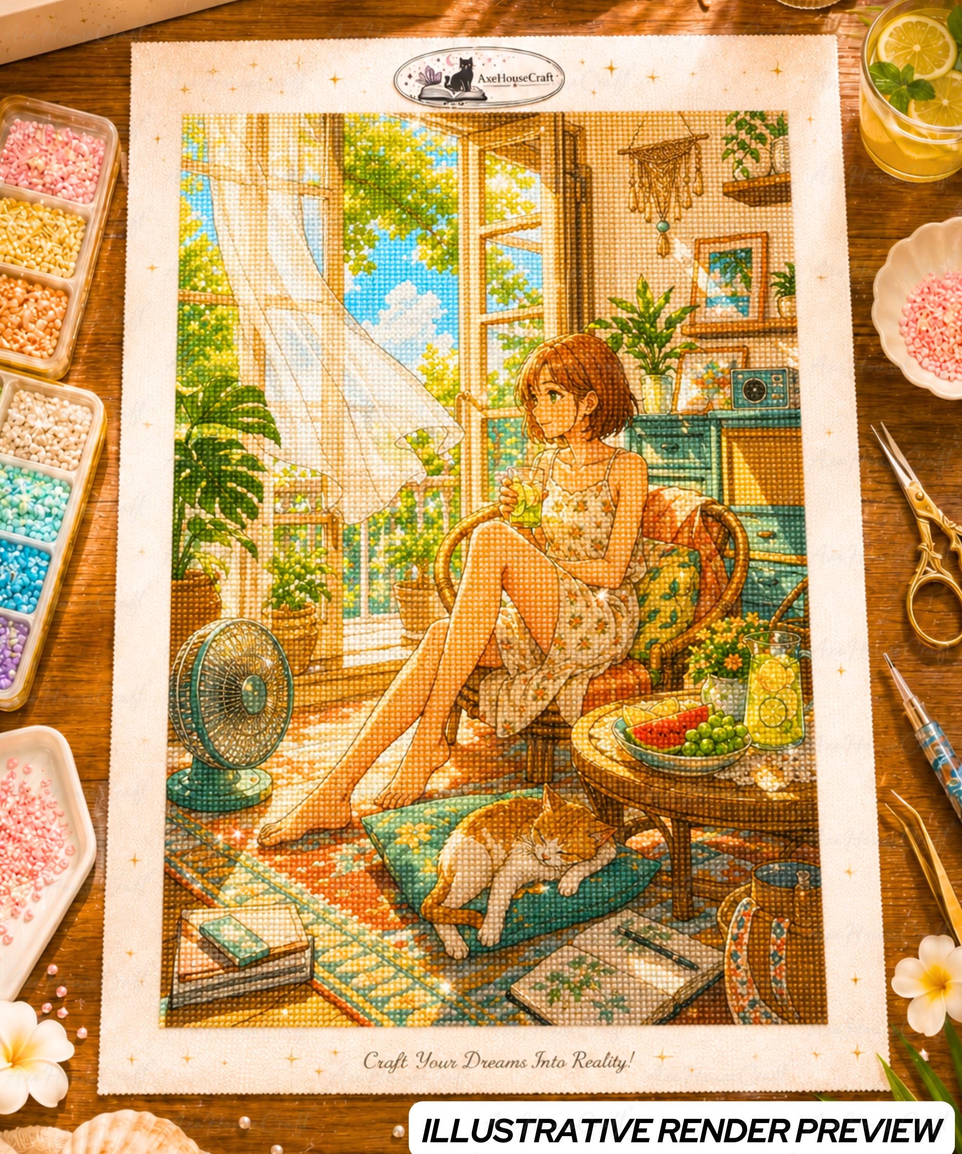 Golden Window Morning