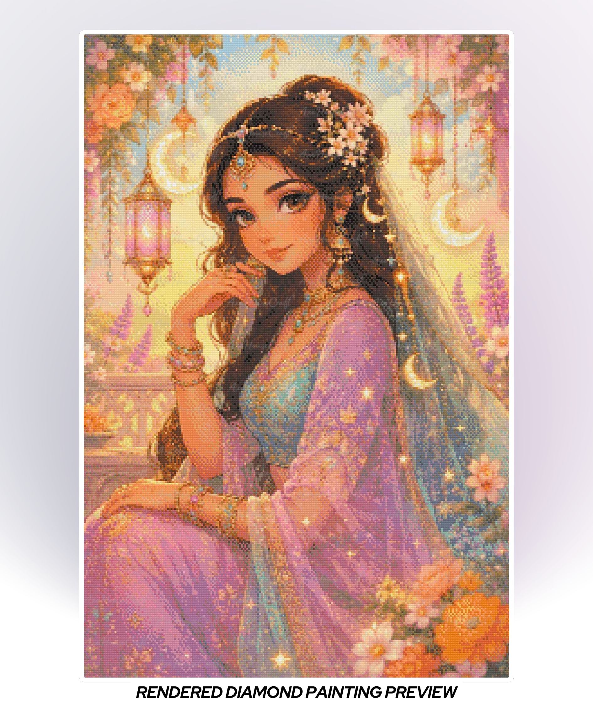 Lilac Tea Lantern