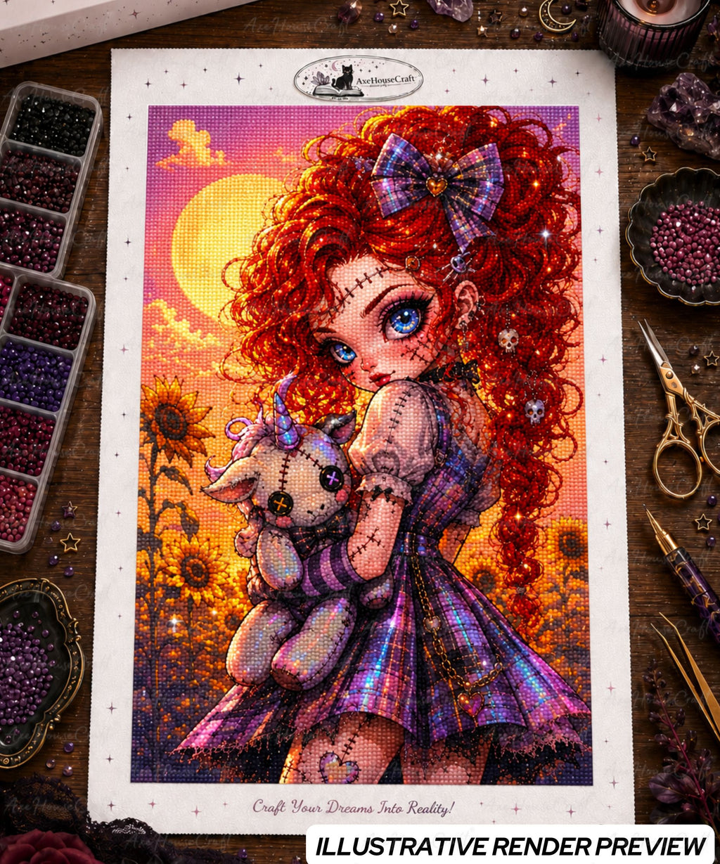 Stitched Heart Doll