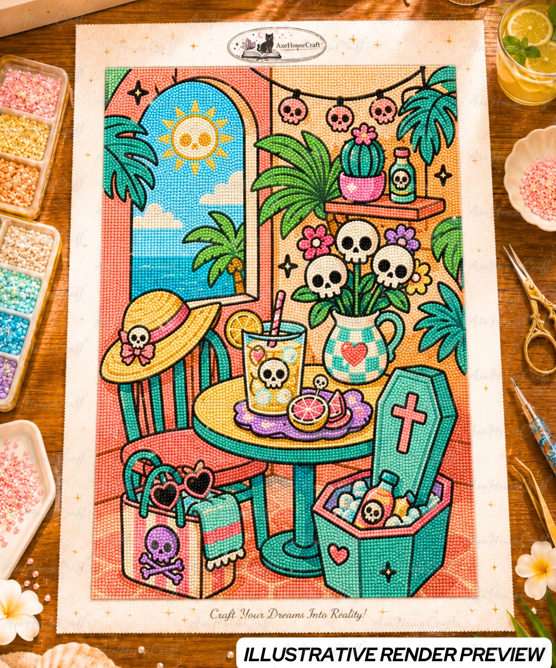 Skull Café Balcony