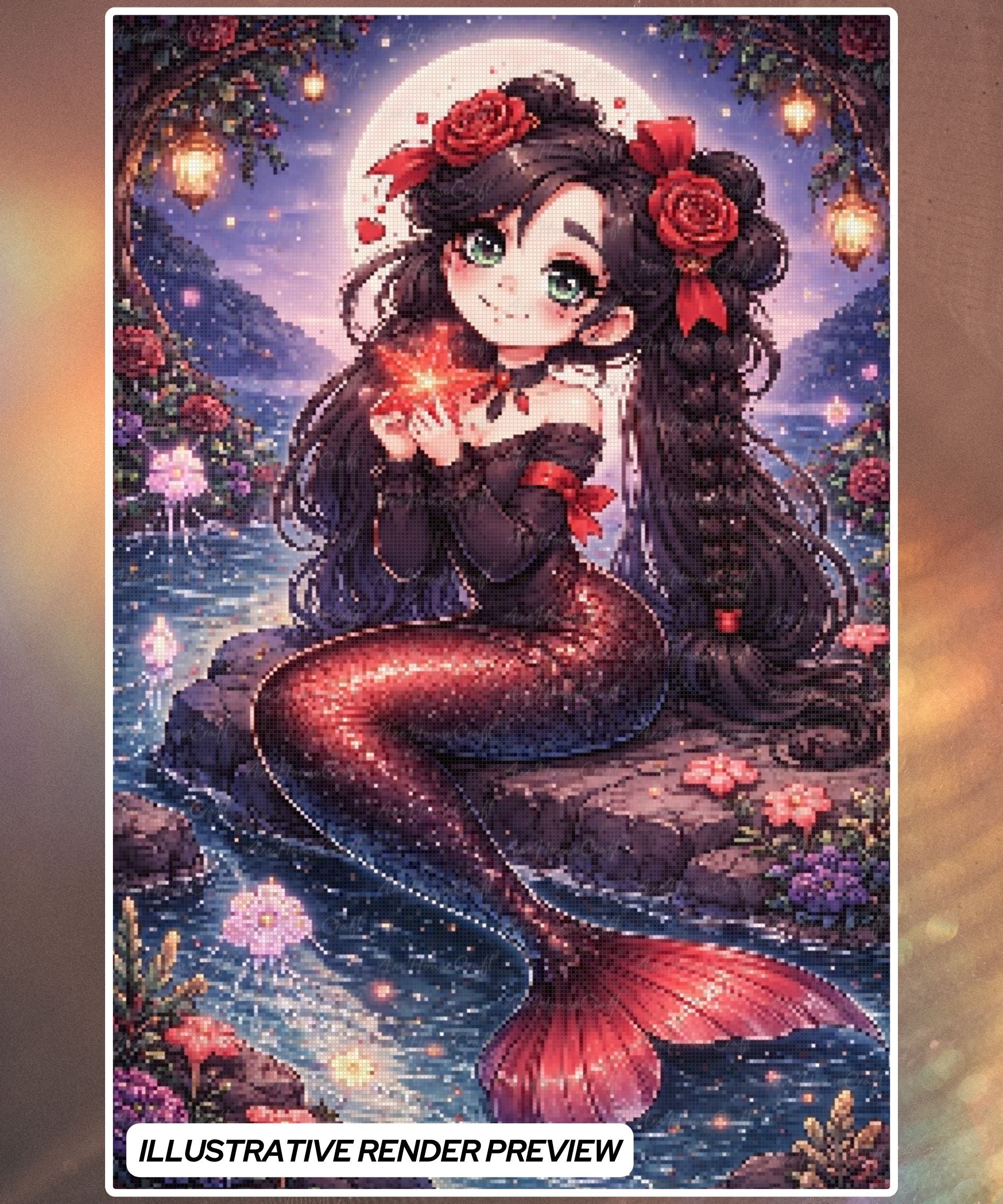 Crimson Mermaid