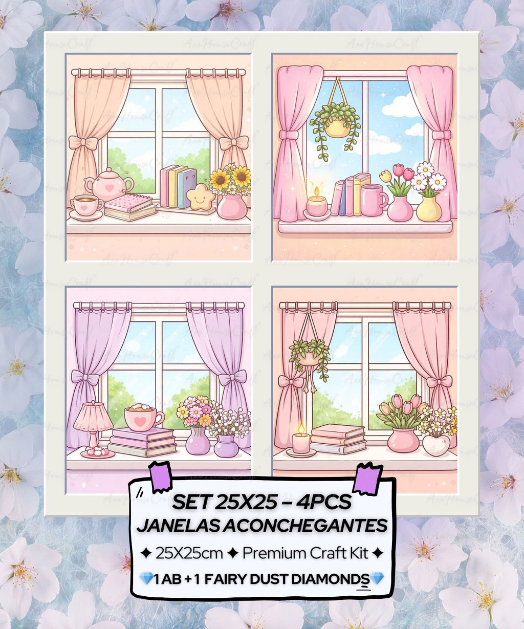 Set 25x25 – Janelas Aconchegantes