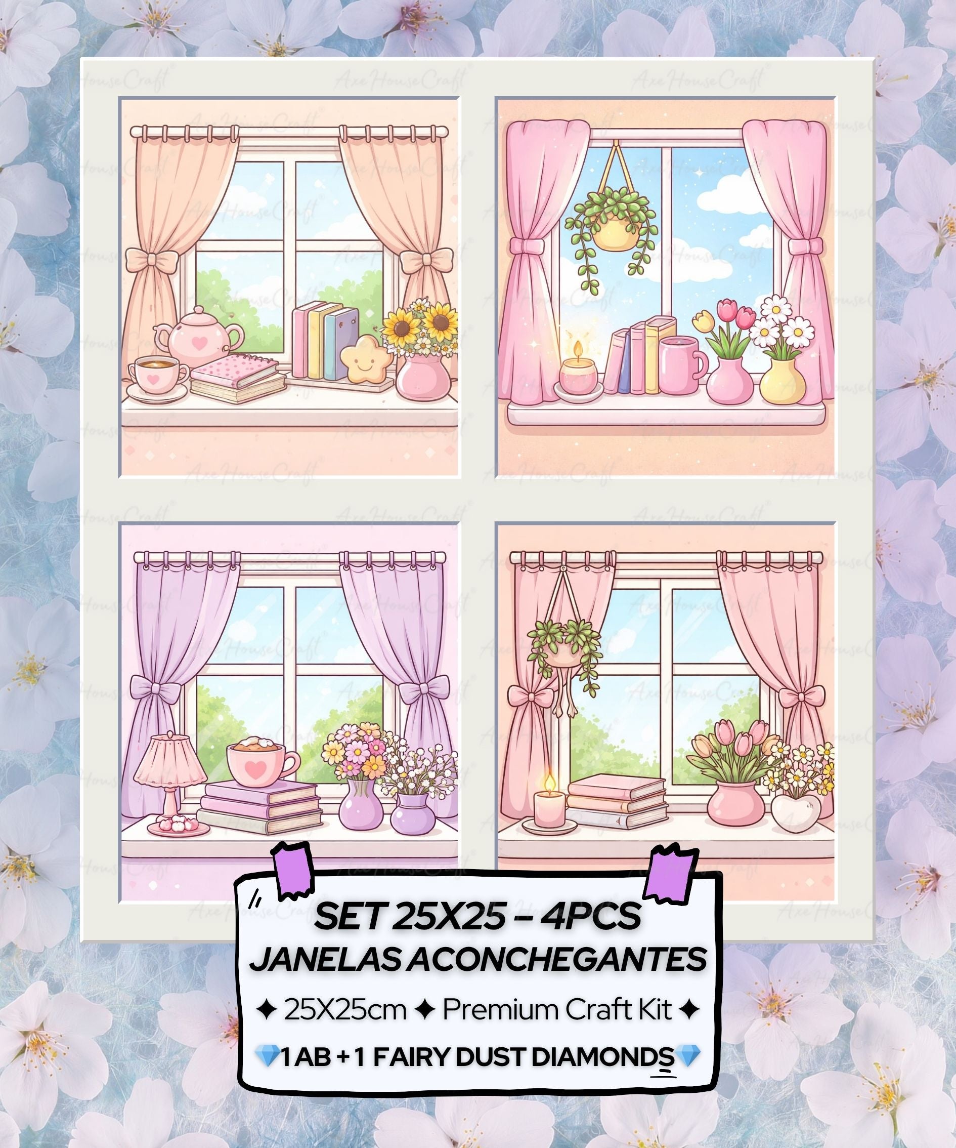 Set 25x25 – Janelas Aconchegantes