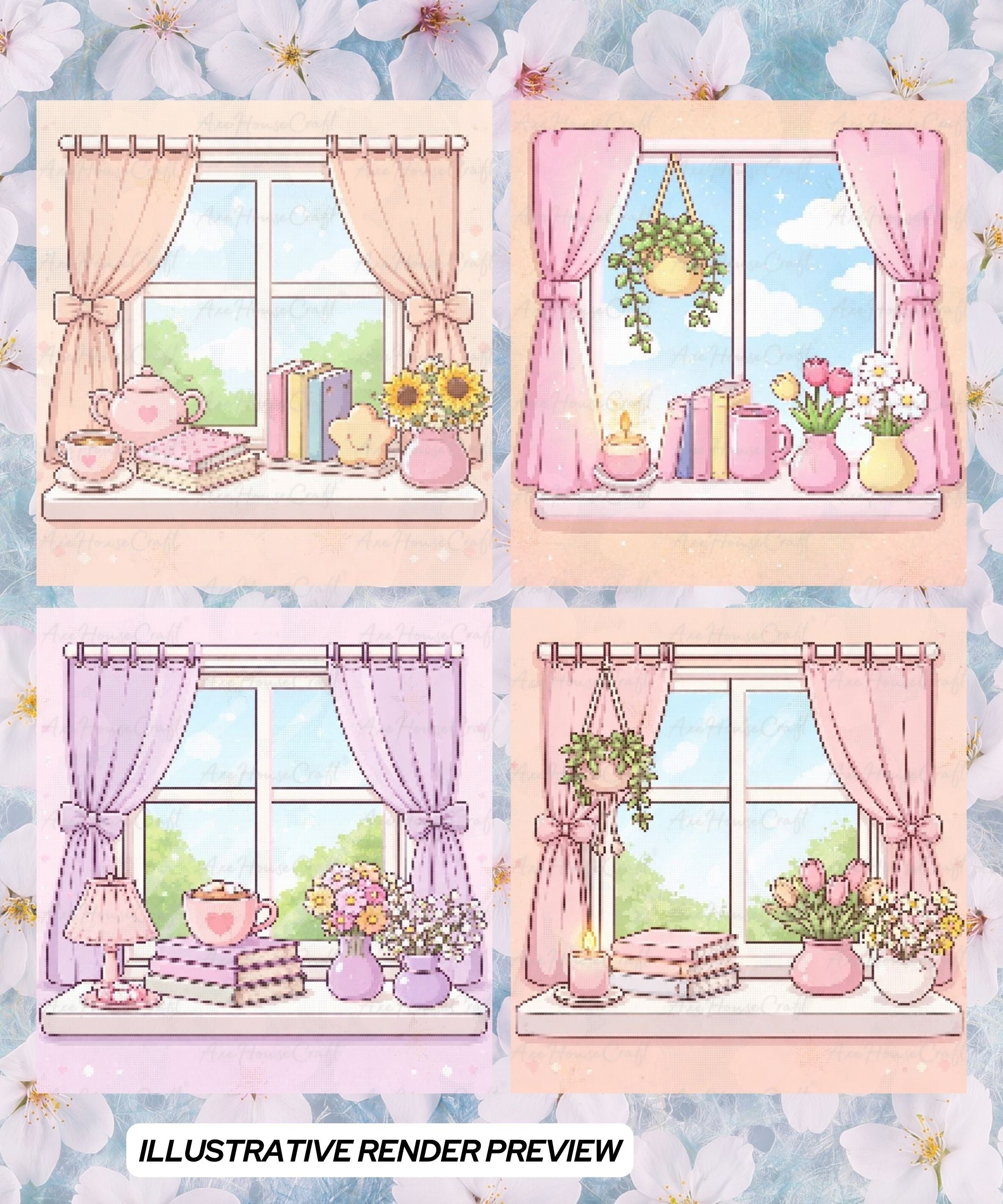 Set 25x25 – Janelas Aconchegantes