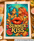 Summer Kiss Pop Art