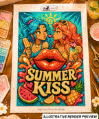 Summer Kiss Pop Art