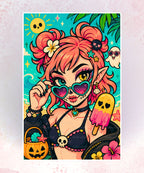 Popsicle Skull Girl
