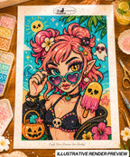 Popsicle Skull Girl