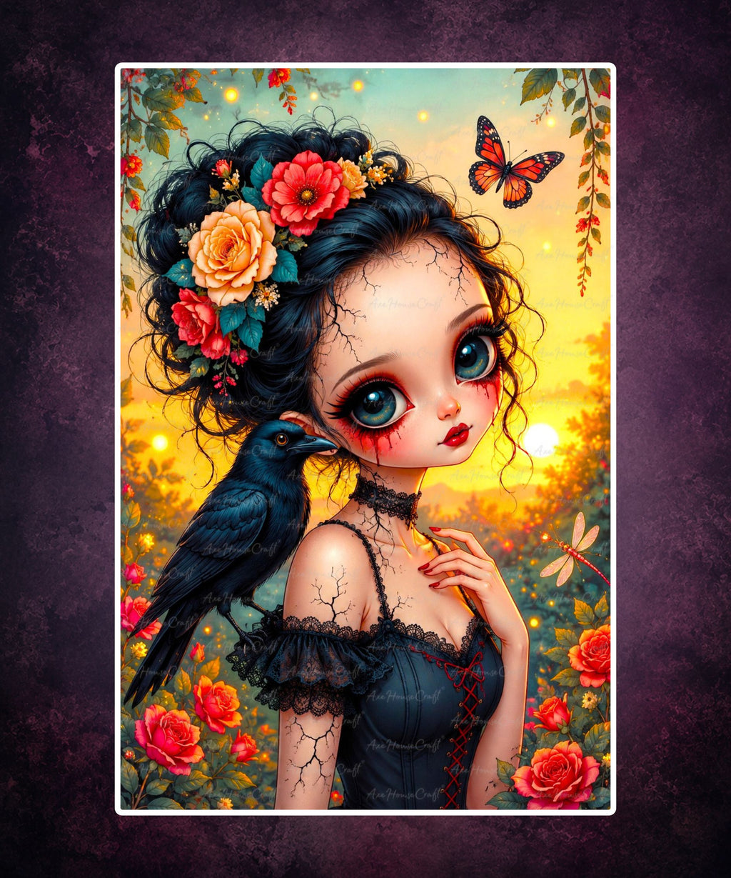 Corvus et Rosa