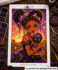 Violet Bow Witchling
