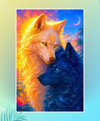 Twin Wolves of Dawn