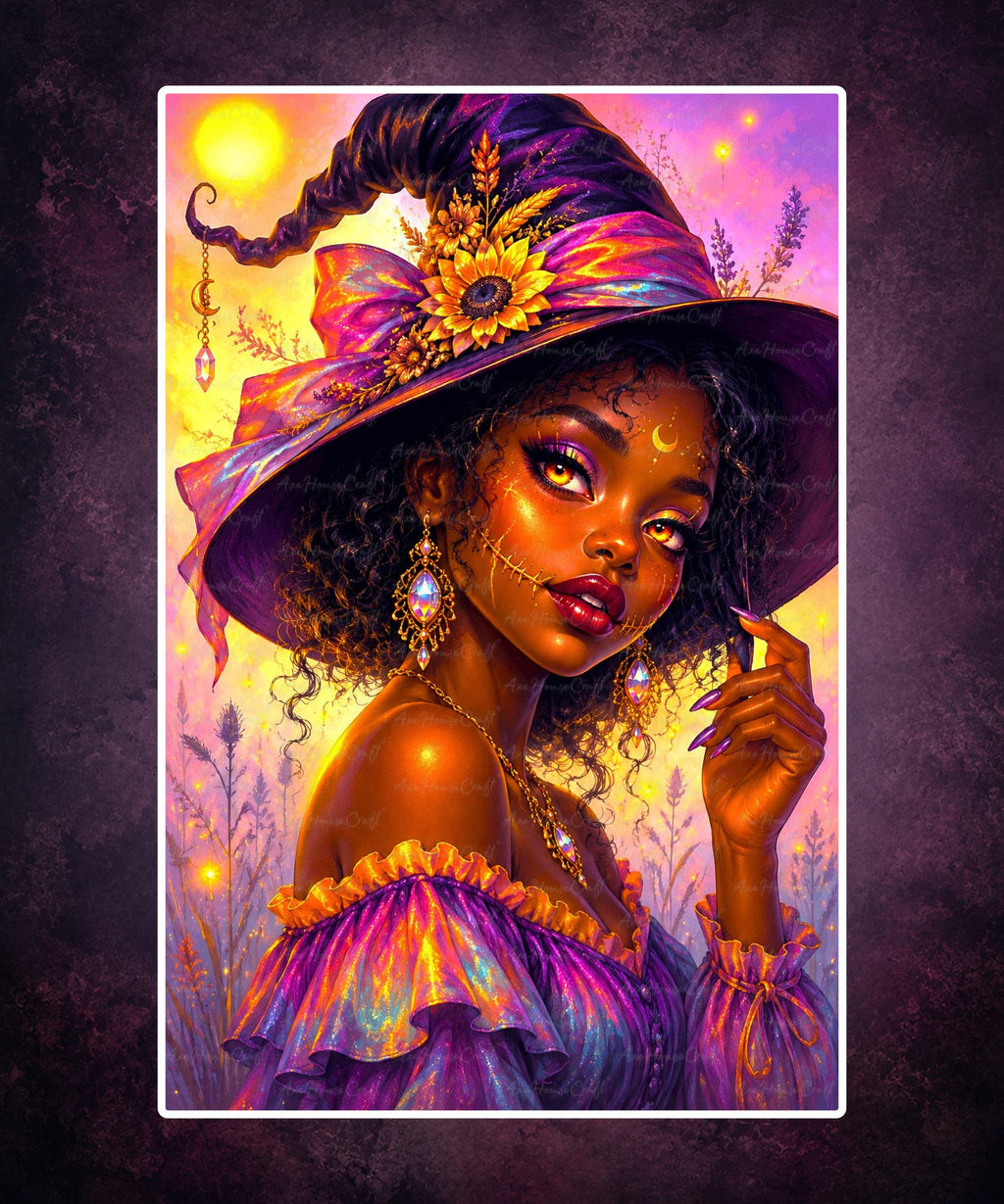 Golden Sunflower Witch