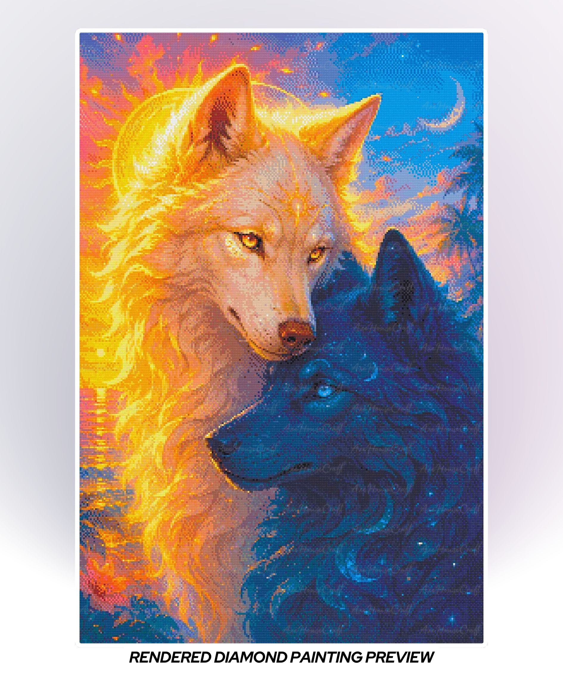 Twin Wolves of Dawn