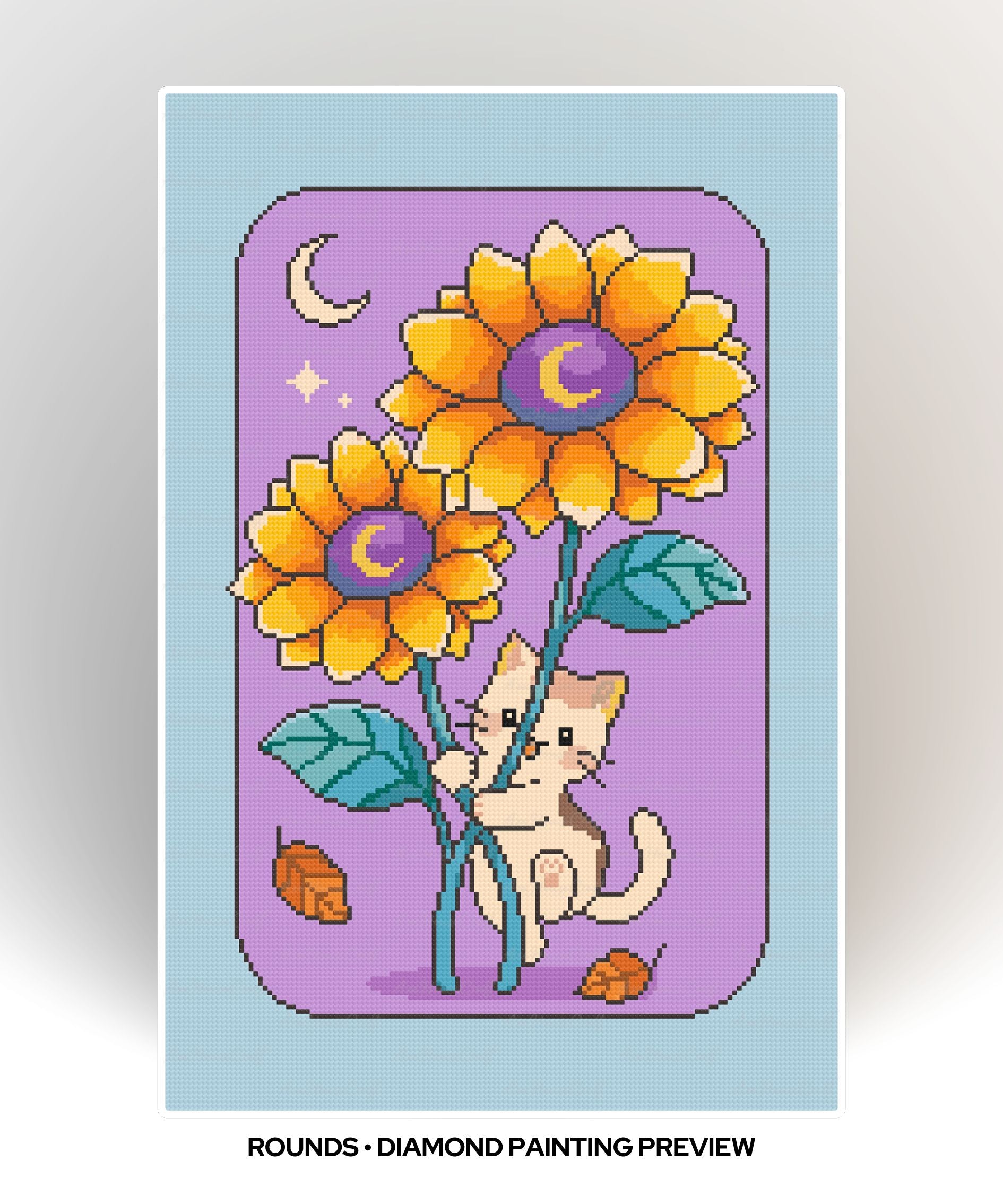 Sunflower Whiskers | Hand-Rendered