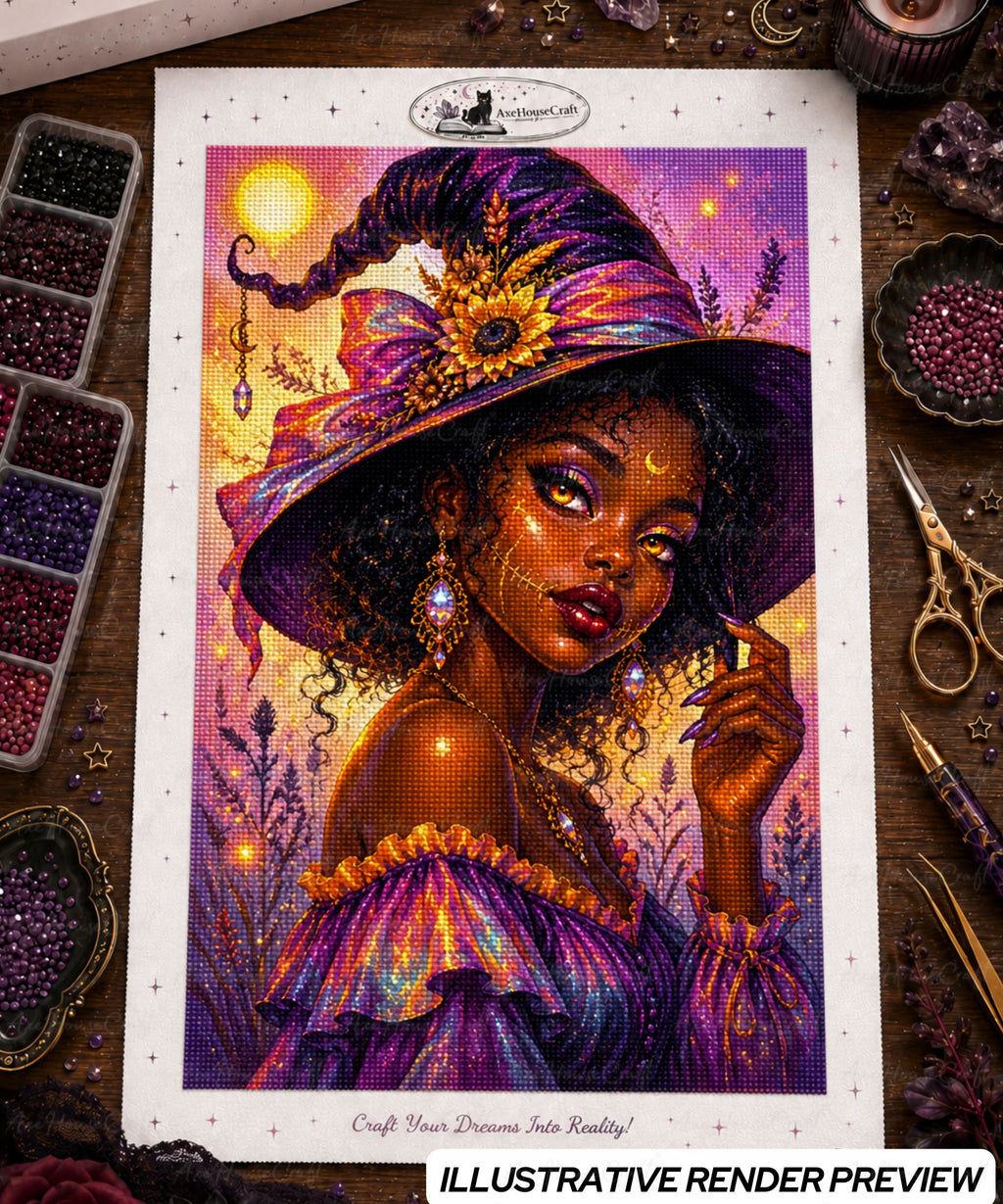 Golden Sunflower Witch