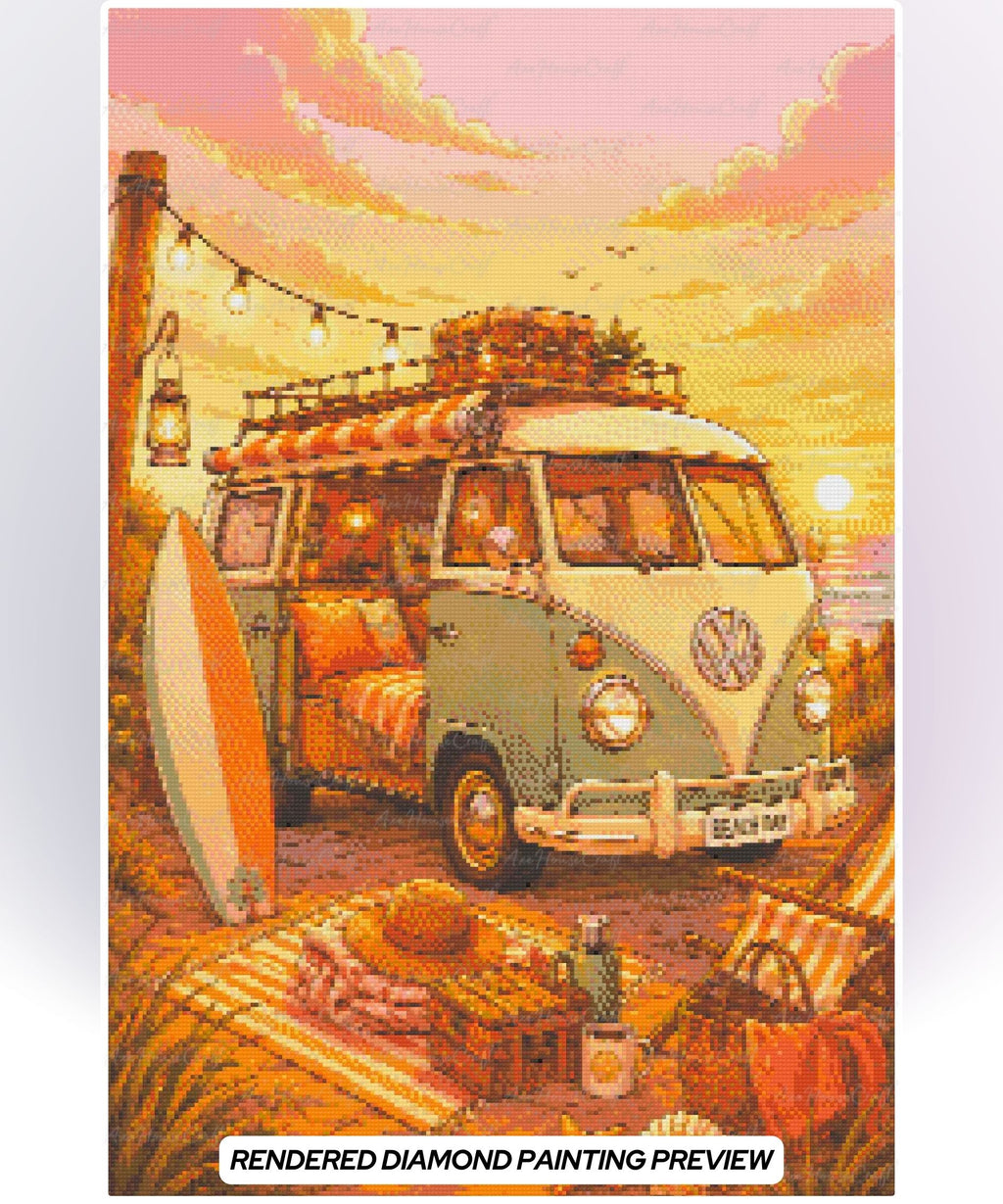 Vanlife Sunset Diary