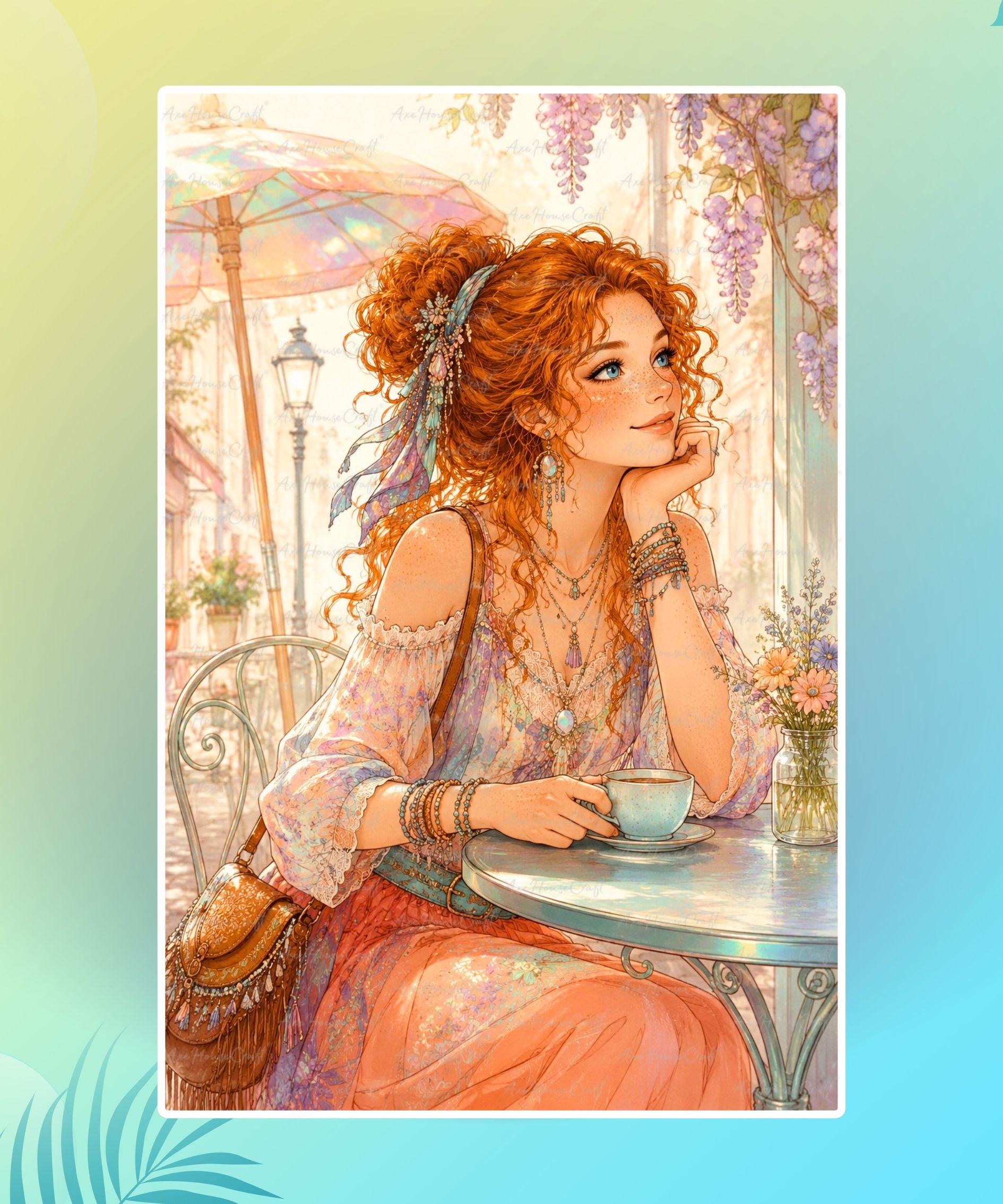 Tea Under Wisteria