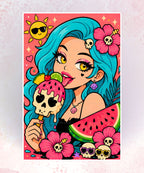 Watermelon Skull Pop