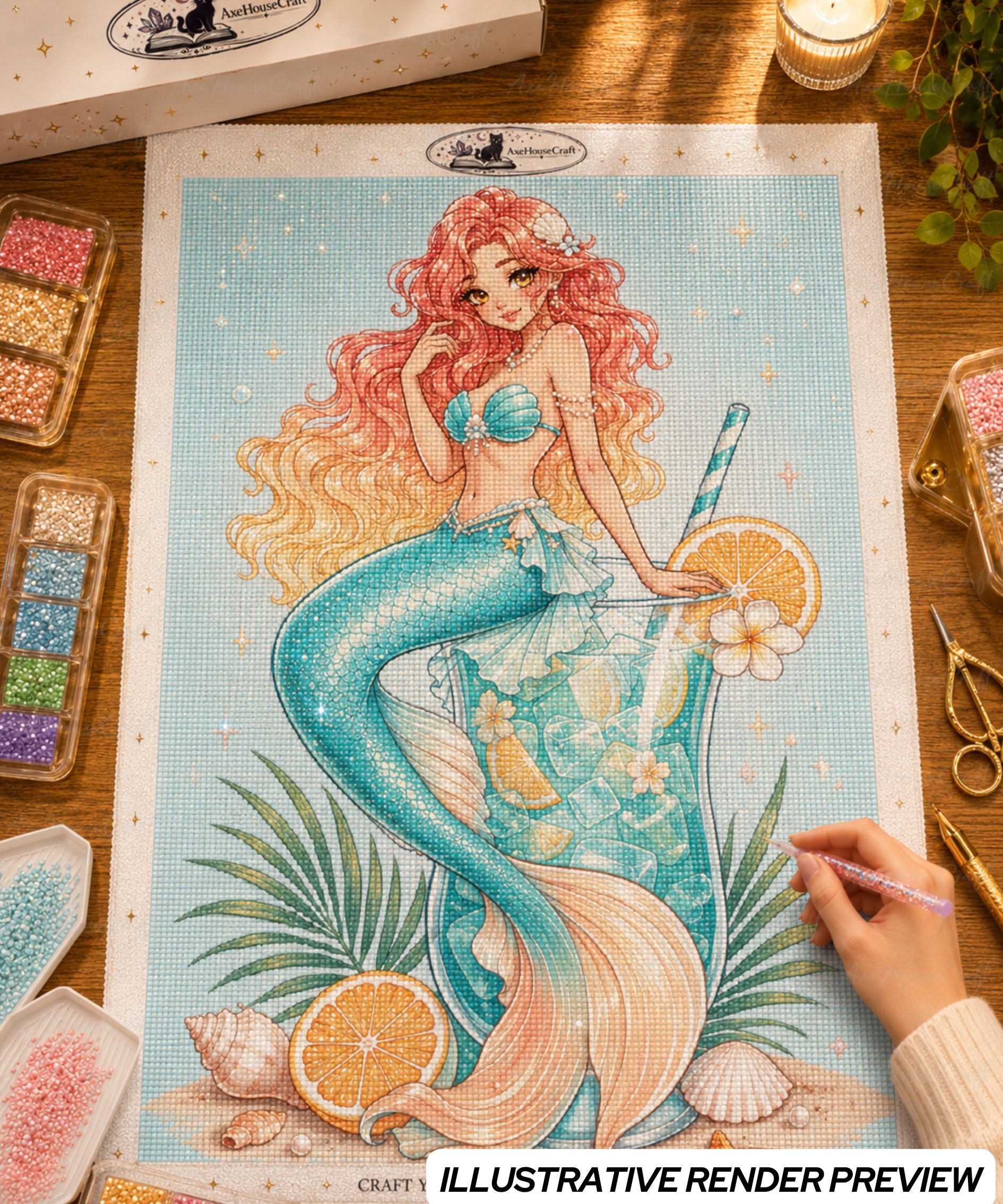 Citrus Tide Mermaid