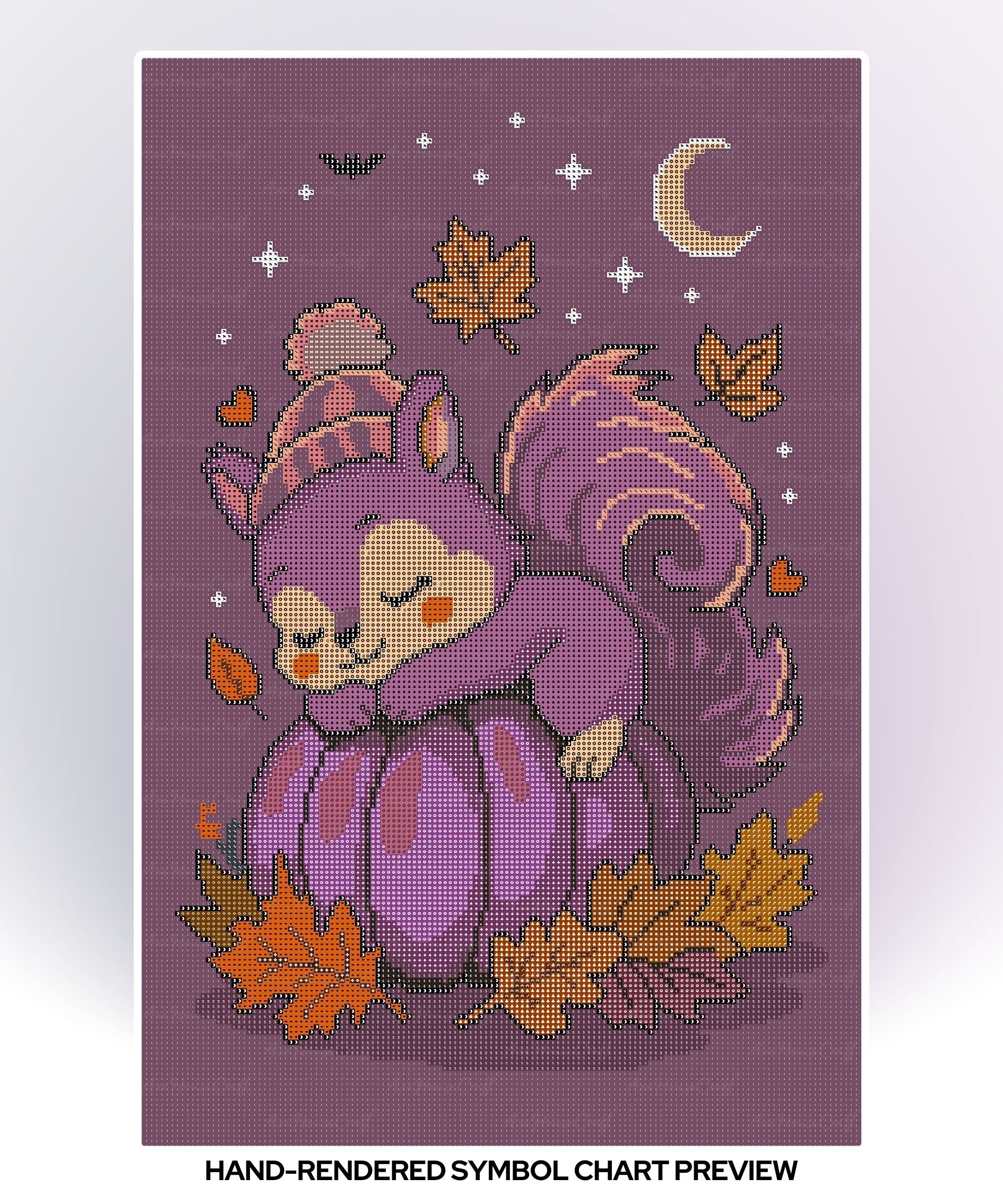 Autumn Tail Siesta | Hand Rendered