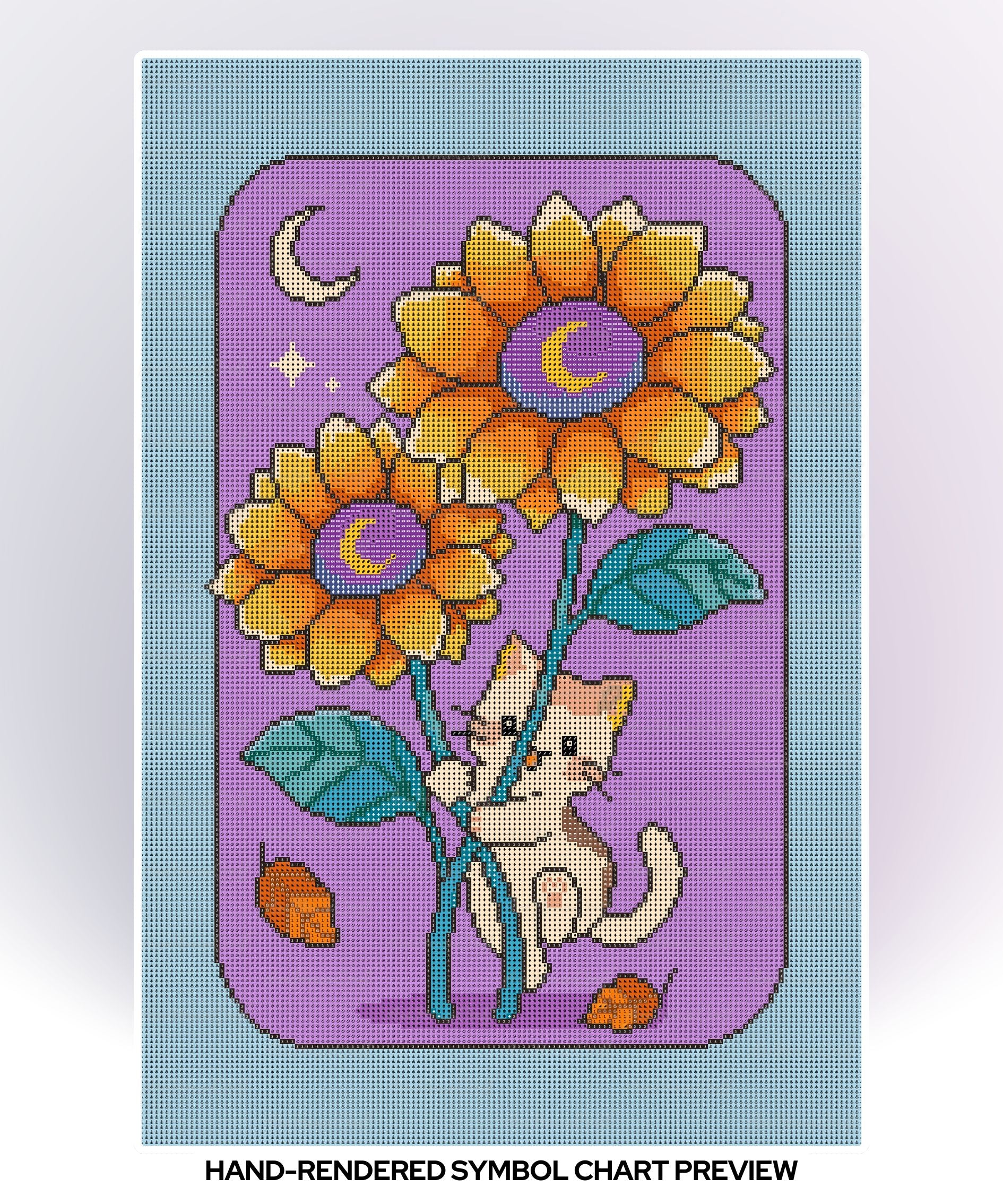 Sunflower Whiskers | Hand-Rendered