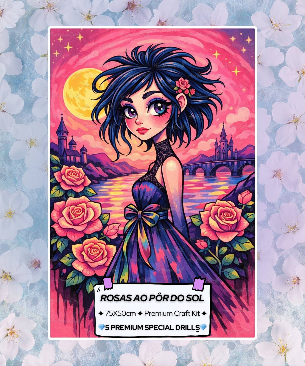 Rosas ao Pôr do Sol