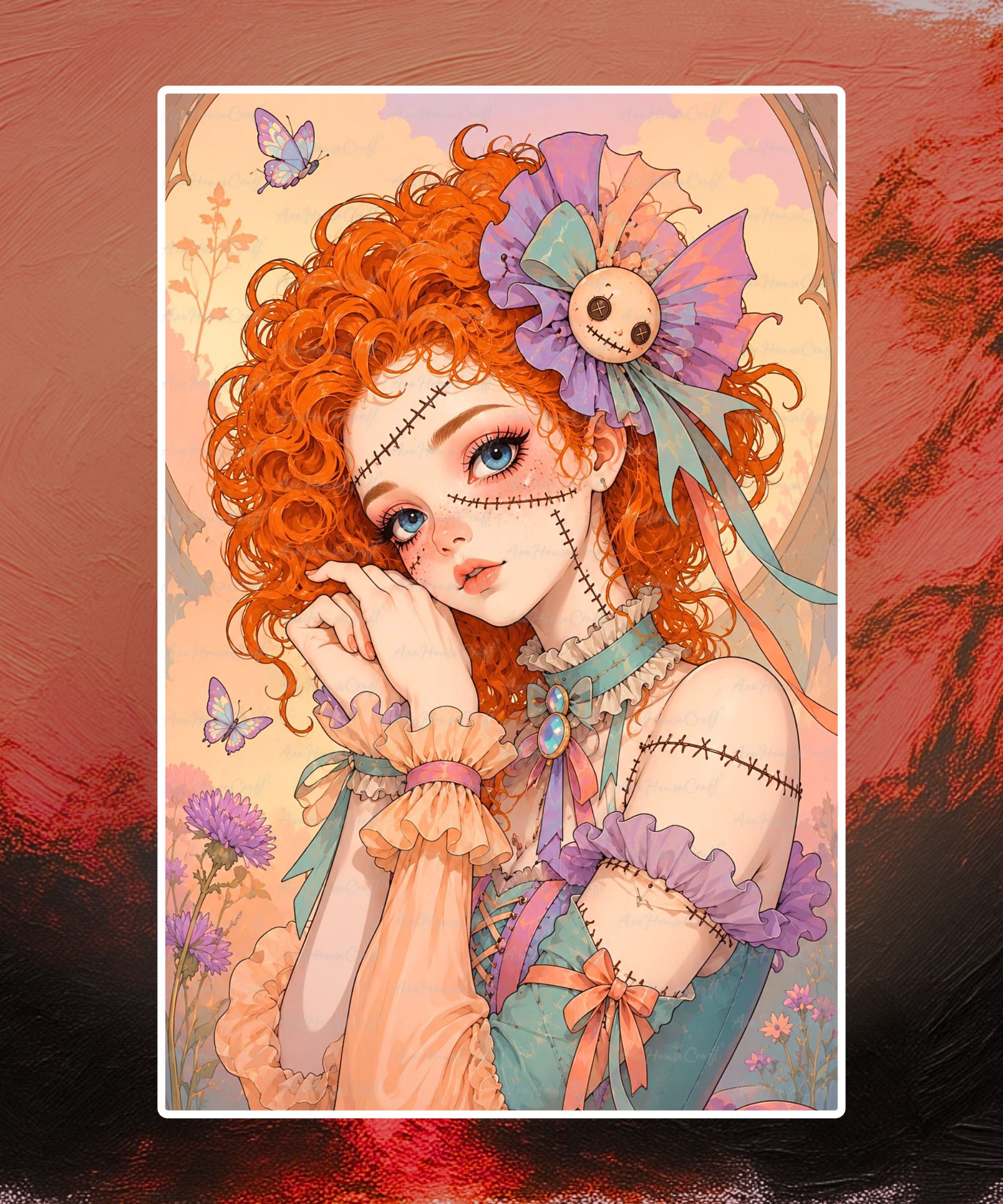 Petal-Stitched Soul