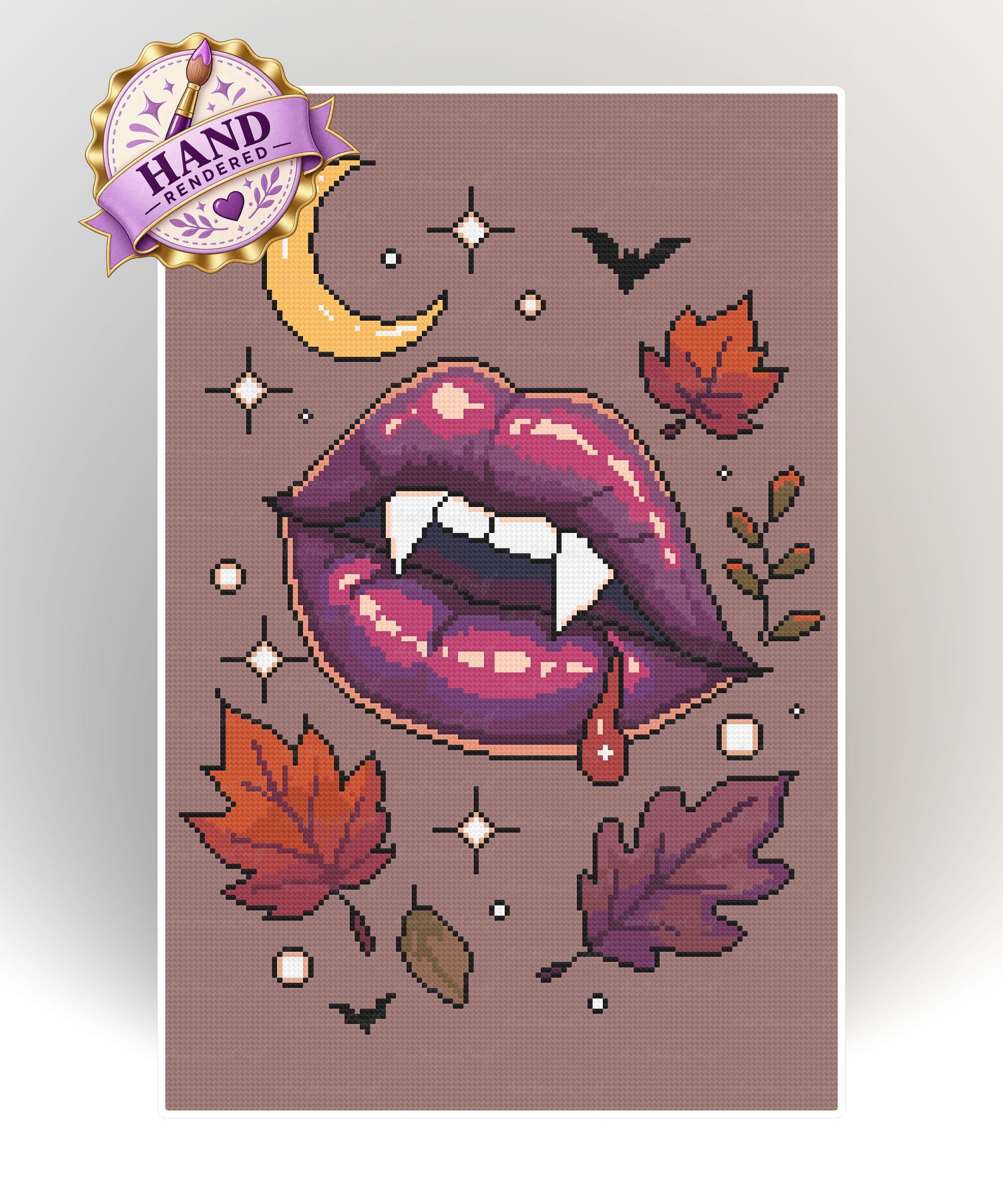 Velvet Bite | Hand Rendered