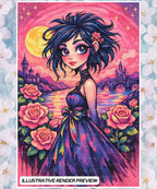 Rosas ao Pôr do Sol