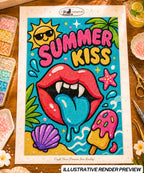 Summer Kiss Lips