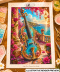 Blooming Cello by the Sea