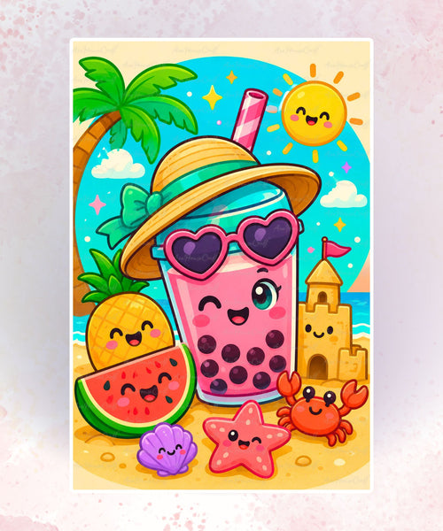 Bubble Tea Beach Mood