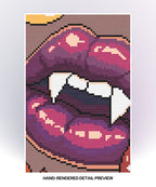 Velvet Bite | Hand Rendered