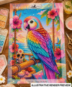 Tropical Parrot Glow