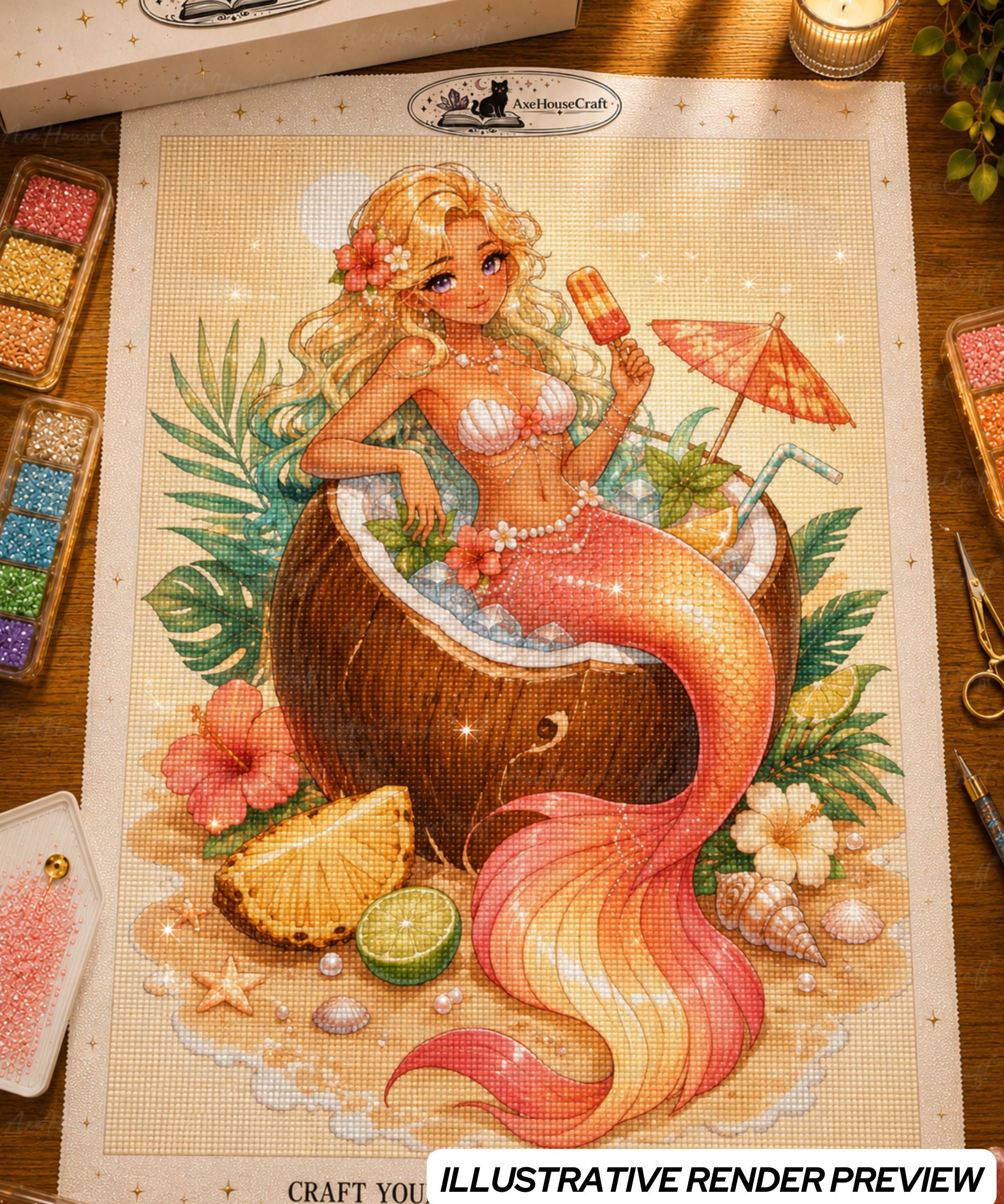 Coconut Sunset Siren