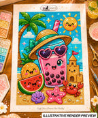 Bubble Tea Beach Mood