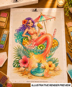 Tropical Siren Float