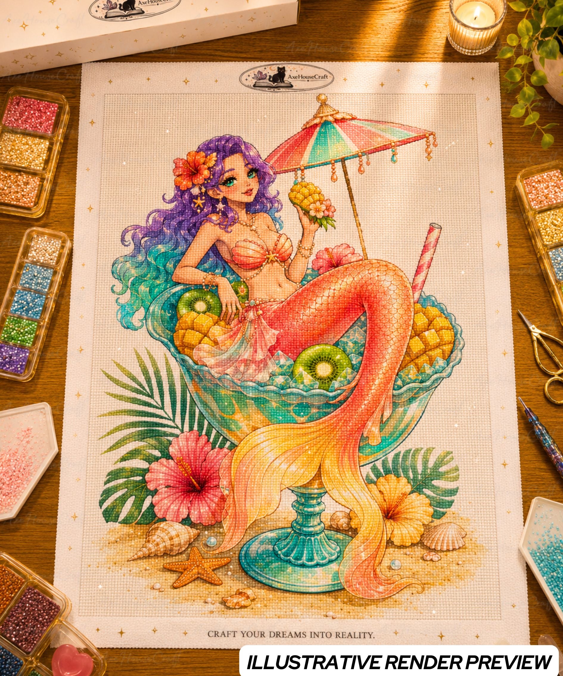 Tropical Siren Float