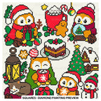 Four Seasons Owls Mini Set | Hand-Rendered